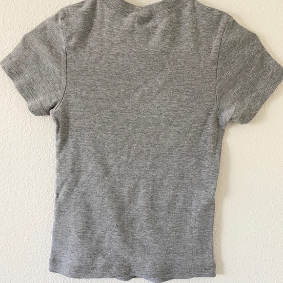 Guess Vintage 90s/2000s Gray Logo Bling T-Shirt - Picture 3 of 8